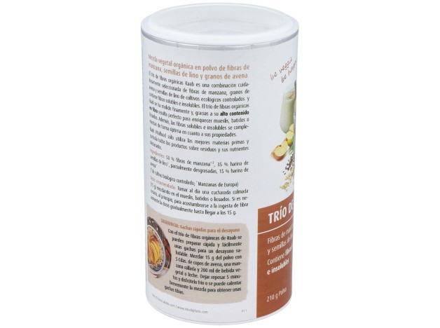 Raab Vitalfood Trio Fibras Manzana + Avena +...