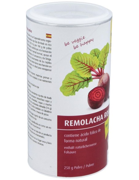 Remolacha Roja Polvo 250Gr. Bio