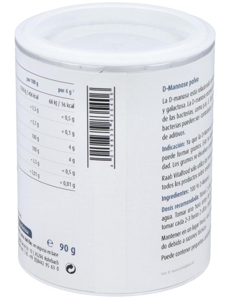 D-Mannose Polvo 90Gr.
