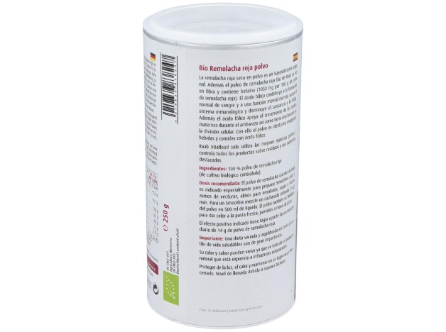 Remolacha Roja Polvo 250Gr. Bio