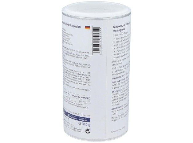 Raab Vitalfood Citrato De Magnesio Polvo 340G