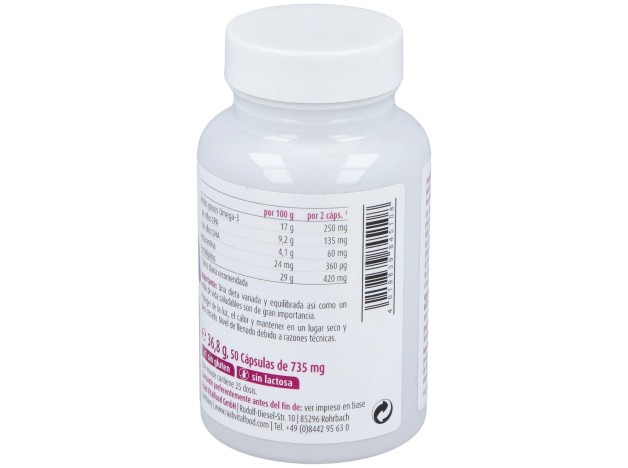Raab Vitalfood Aceite Krill Forte 50Caps
