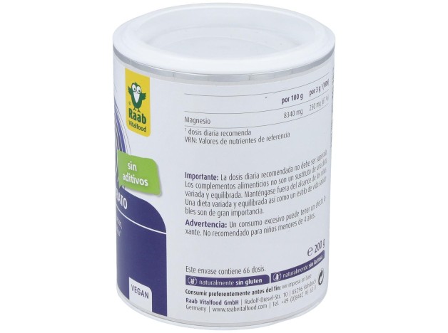 Citrato De Magnesio Polvo 200Gr.