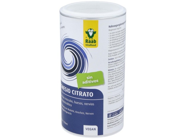 Raab Vitalfood Citrato De Magnesio Polvo 340G