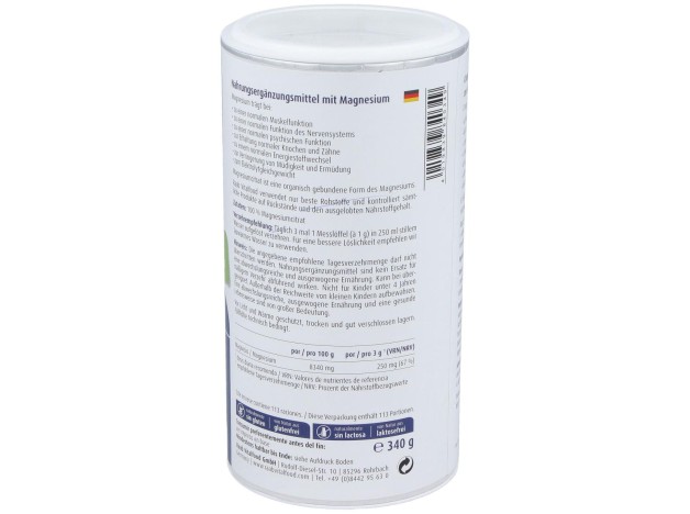 Raab Vitalfood Citrato De Magnesio Polvo 340G