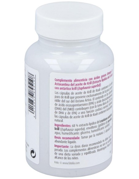 Raab Vitalfood Aceite Krill Forte 50Caps