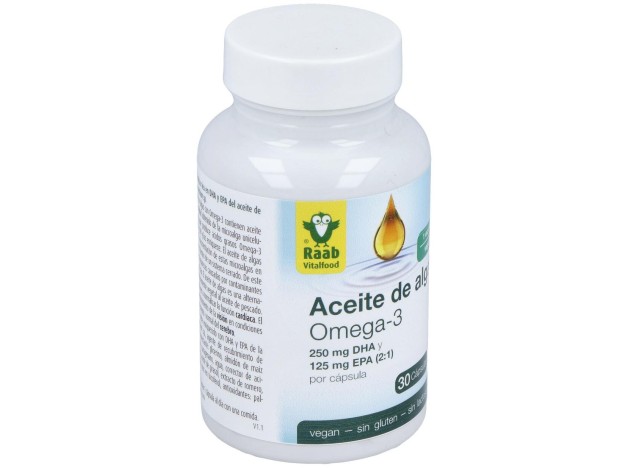 Raab Vitalfood Aceite De Alga Omega 3 1183Mg...