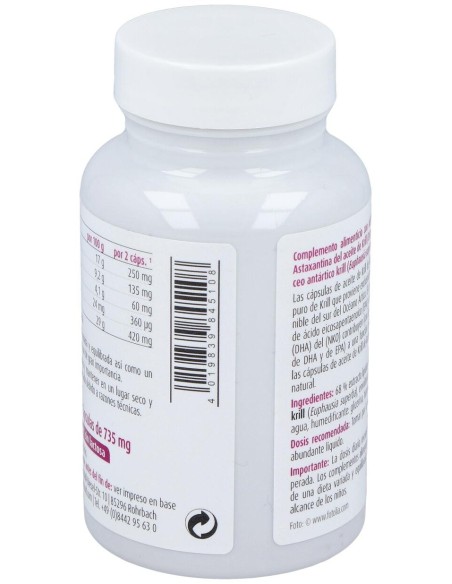 Raab Vitalfood Aceite Krill Forte 50Caps