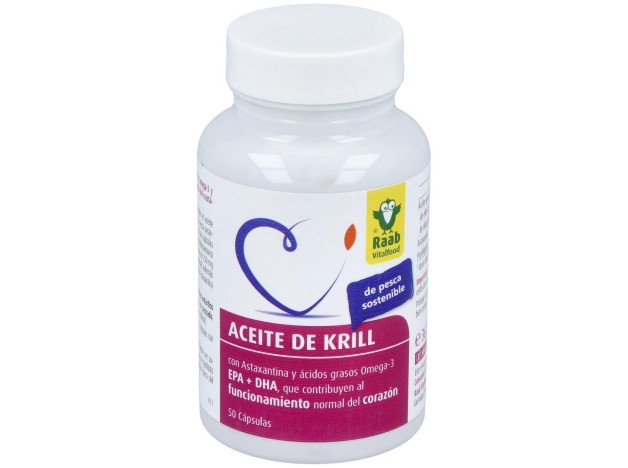 Raab Vitalfood Aceite Krill Forte 50Caps