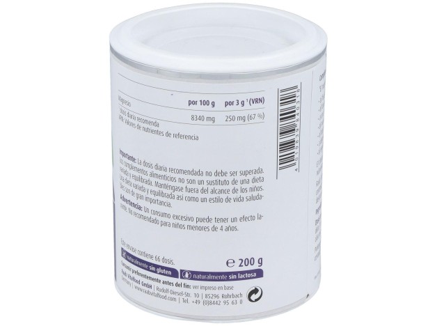 Citrato De Magnesio Polvo 200Gr.