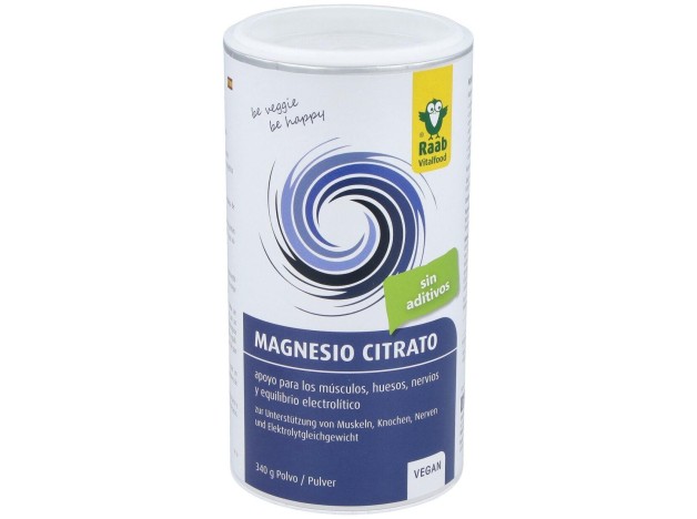 Raab Vitalfood Citrato De Magnesio Polvo 340G