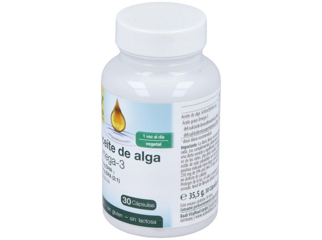 Raab Vitalfood Aceite De Alga Omega 3 1183Mg...