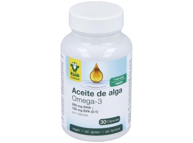 Raab Vitalfood Aceite De Alga Omega 3 1183Mg...