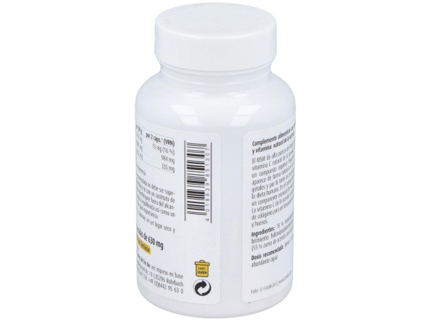 Raab Vitalfood Msm Con Vitamina C 90Caps
