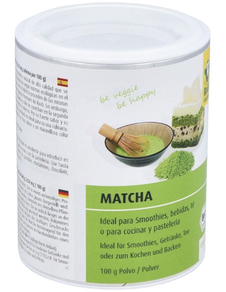 Raab Vitalfood Matcha Té Verde Basic Polvo 100G