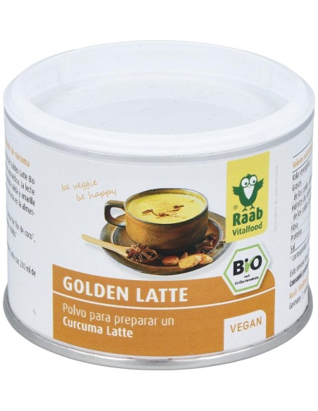 Raab Vitalfood Golden Latte Bebida De Curcuma En Polvo 70G