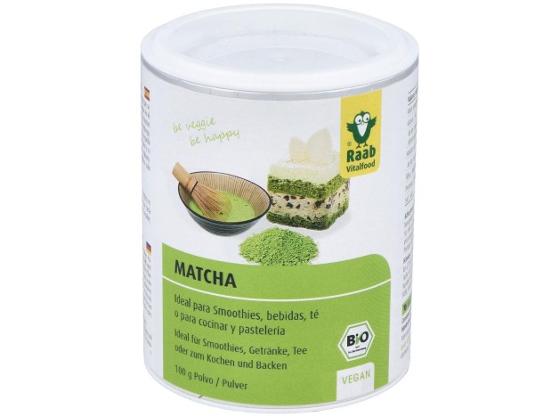 Raab Vitalfood Matcha Té Verde Basic Polvo 100G