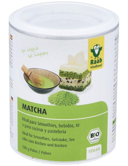 Raab Vitalfood Matcha Té Verde Basic Polvo 100G