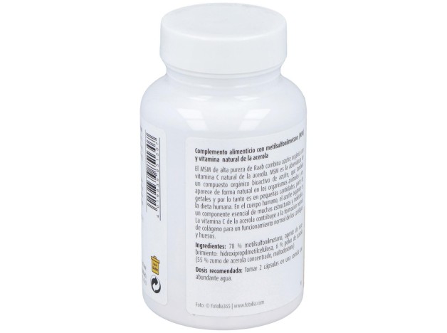Raab Vitalfood Msm Con Vitamina C 90Caps