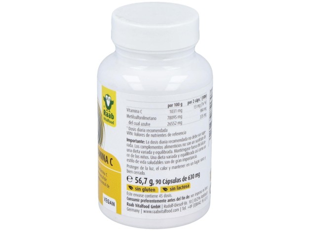 Raab Vitalfood Msm Con Vitamina C 90Caps