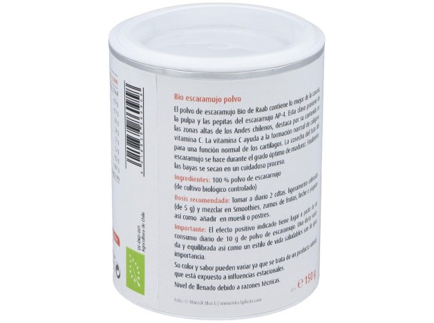 Escaramujo Polvo 150Gr. Bio