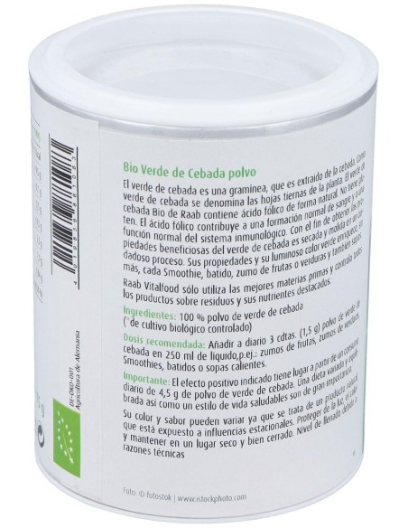 Verde De Cebada Polvo 75Gr. Bio