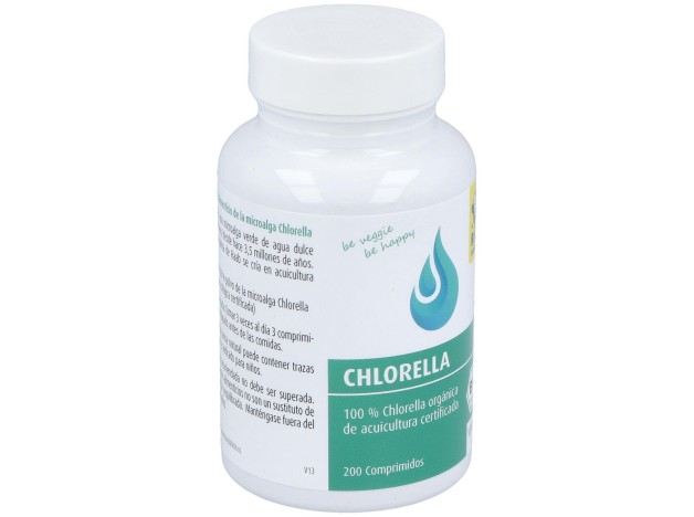 Raab Vitalfood Chlorella Ecológica 200 Comp