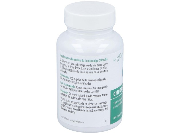 Raab Vitalfood Chlorella Ecológica 200 Comp