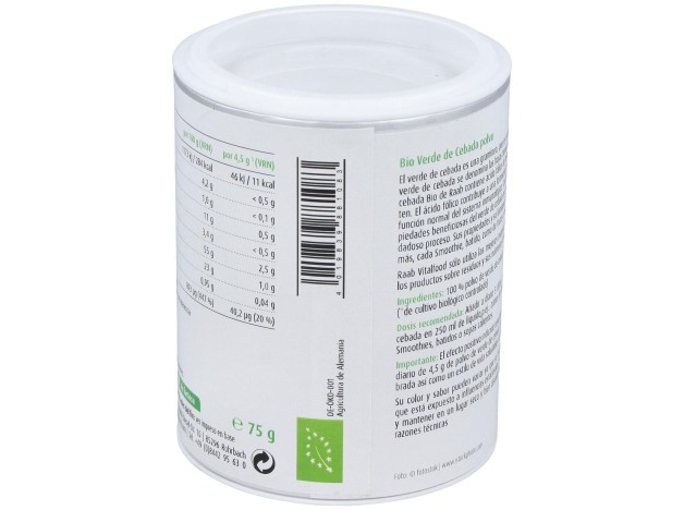 Verde De Cebada Polvo 75Gr. Bio