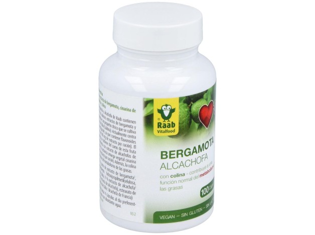 Raab Vitalfood Bergamota-Alcachofa 100Caps