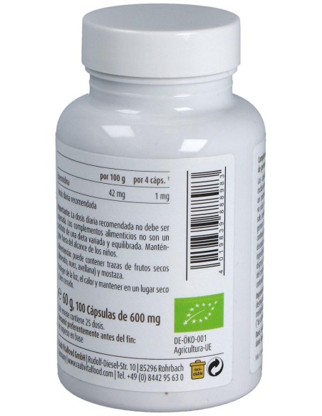Raab Vitalfood Espermidina Germen De Trigo 600Mg 100Caps
