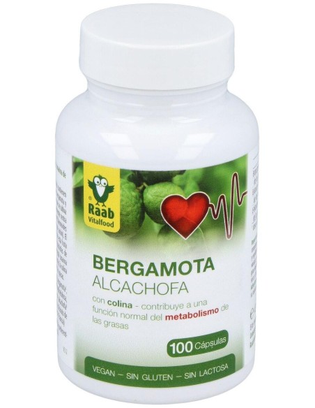 Raab Vitalfood Bergamota-Alcachofa 100Caps