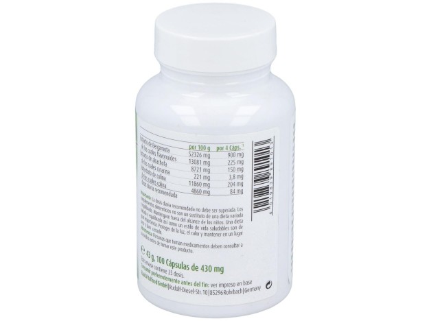 Raab Vitalfood Bergamota-Alcachofa 100Caps