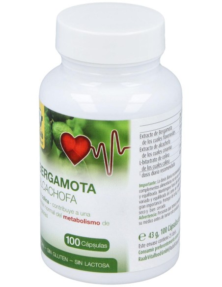 Raab Vitalfood Bergamota-Alcachofa 100Caps