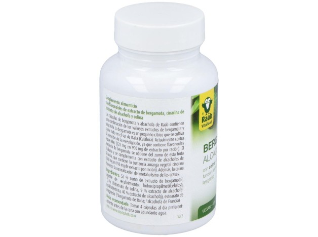 Raab Vitalfood Bergamota-Alcachofa 100Caps