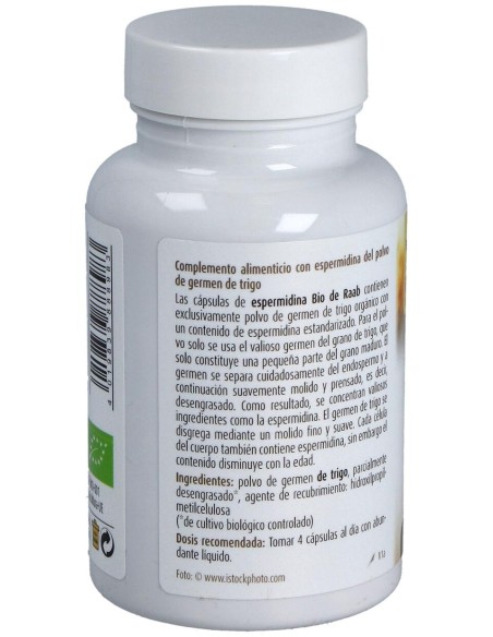 Raab Vitalfood Espermidina Germen De Trigo 600Mg 100Caps