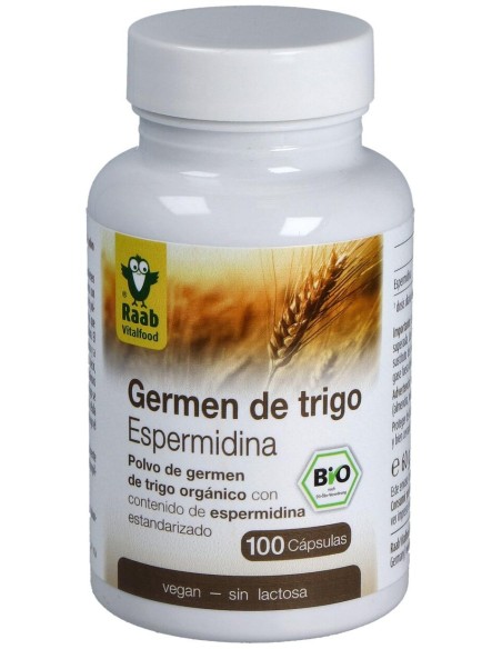 Raab Vitalfood Espermidina Germen De Trigo 600Mg 100Caps