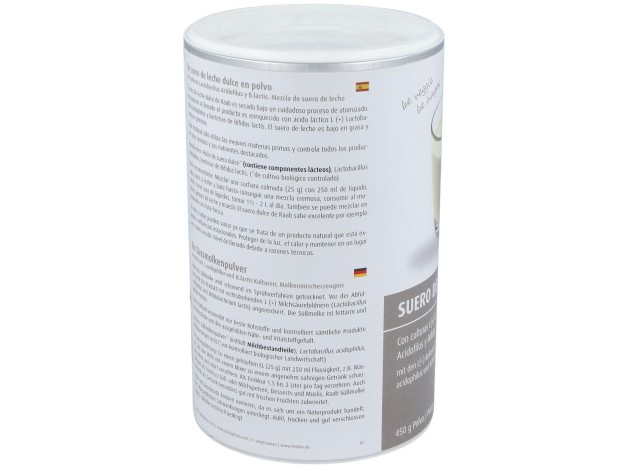 Raab Vitalfood Suero De Leche Dulce Natural...