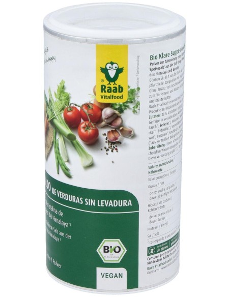 Raab Vitalfood Caldo De Verduras Sin Levadura Bote Bio 350G