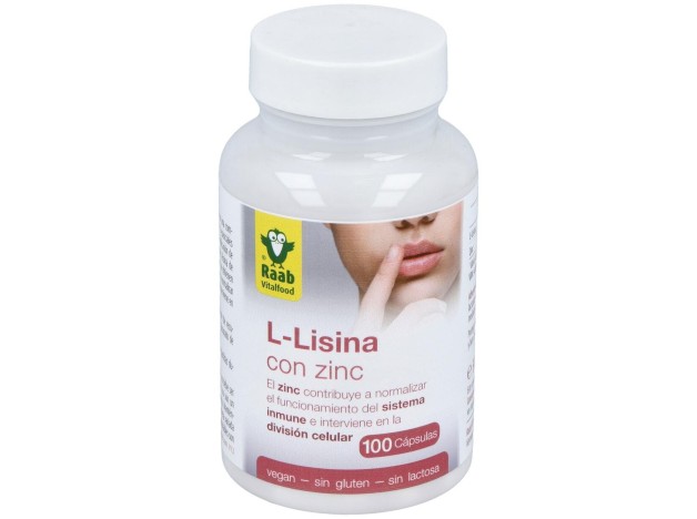 L-Lisina Con Zinc 100Cap.