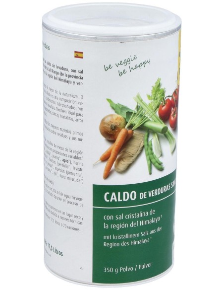 Raab Vitalfood Caldo De Verduras Sin Levadura Bote Bio 350G