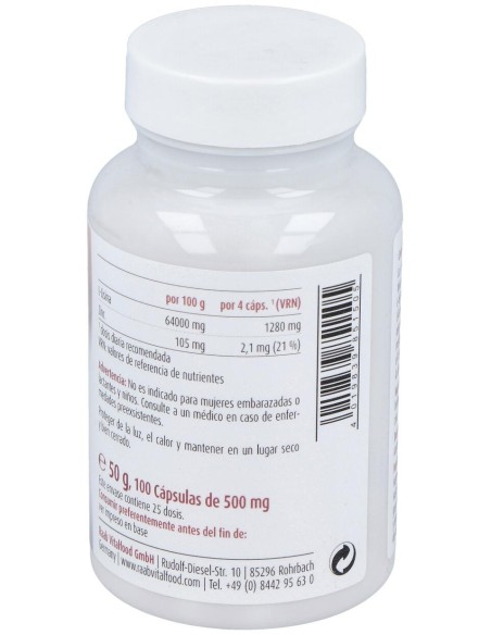 L-Lisina Con Zinc 100Cap.