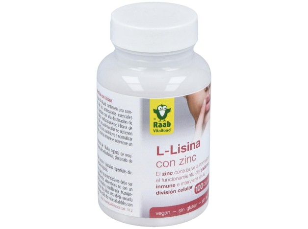 L-Lisina Con Zinc 100Cap.