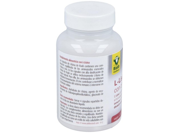 L-Lisina Con Zinc 100Cap.