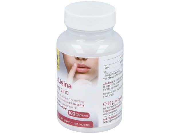 L-Lisina Con Zinc 100Cap.