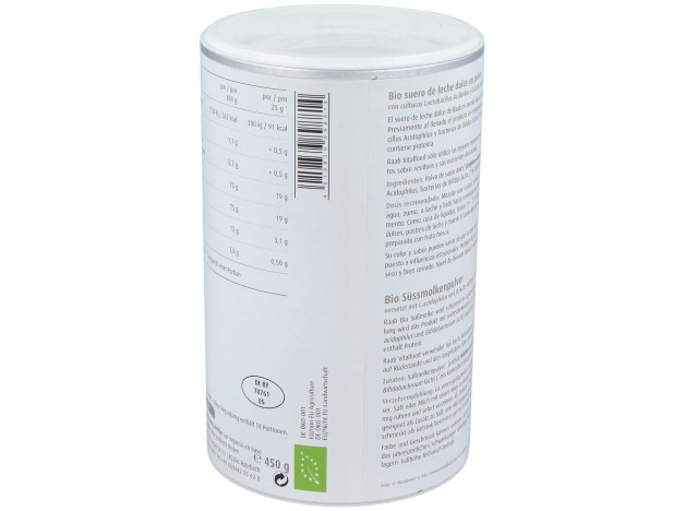 Raab Vitalfood Suero De Leche Dulce Natural...