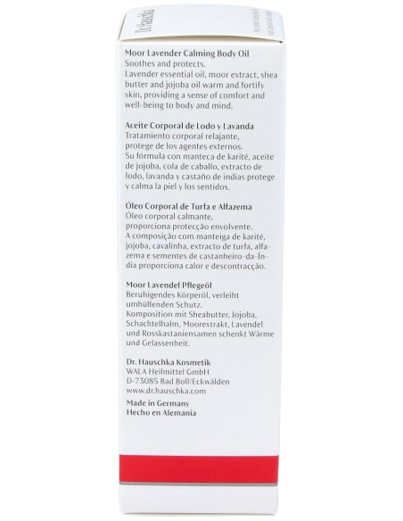 Dr. Hauschka Aceite Corporal De Lodo(Torba) Y Lavanda 75 Ml.