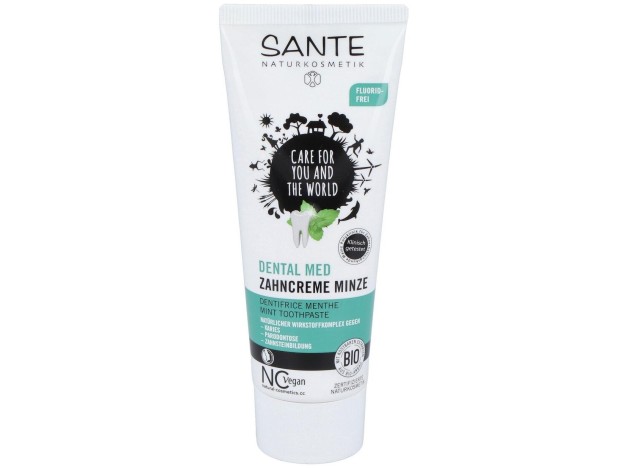 Sante Dentifrico Menta Sin Fluor 75Ml
