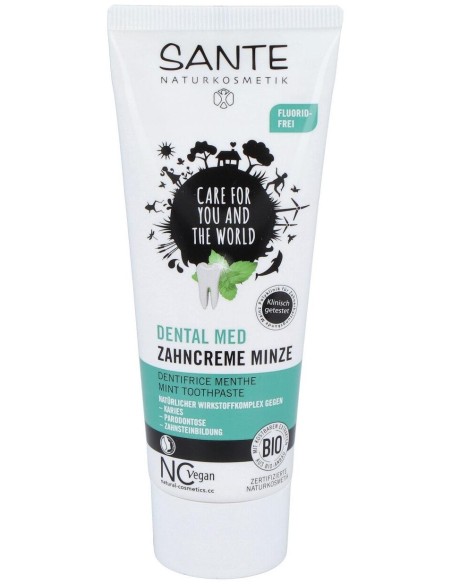 Sante Dentifrico Menta Sin Fluor 75Ml