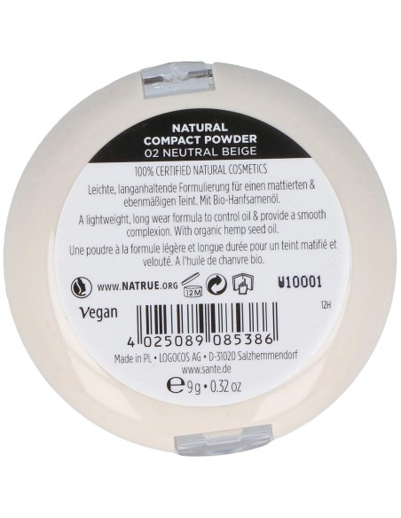 Maquillaje Compacto 02 Neutral Beige 9Gr.